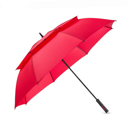 Promotional advertising Budget branded auto fiber-glass frame golf umbrella