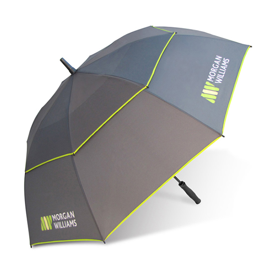 Real Double Canopy Golf Umbrella Air Vented,Umbrella Double Layer