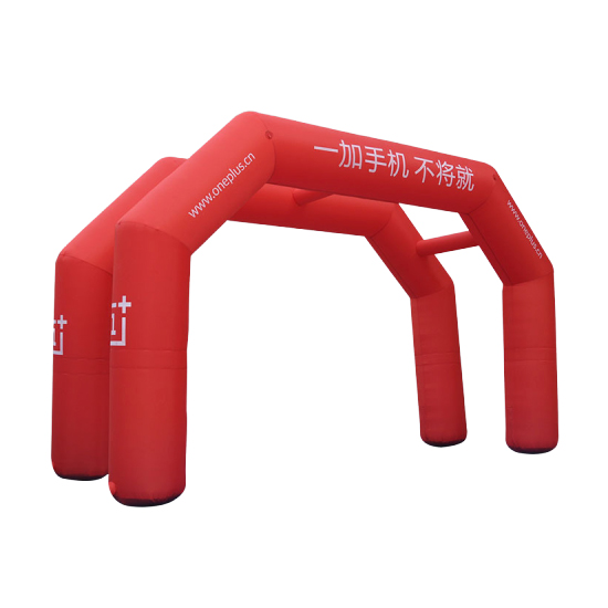 Giant Customized Advertising Inflatable Air Double Arch
