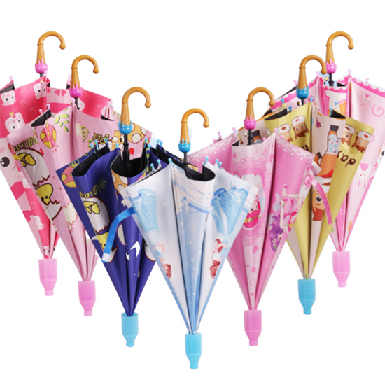 Non-Drip Kid Child Umbrella With Ice Cream Handle