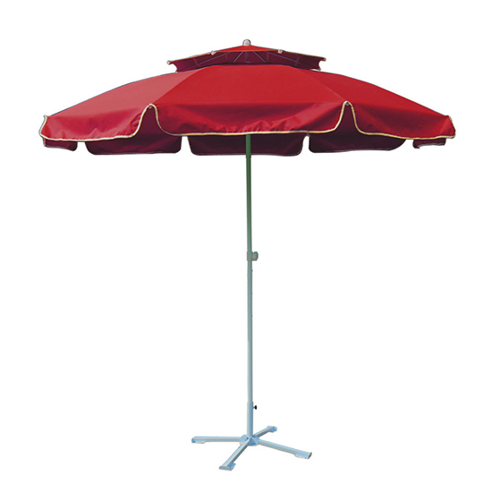 Custom Air Vent Beach Umbrella Parasol