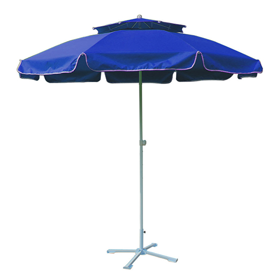 Custom Air Vented Parasol Sun Umbrella UV Resistant