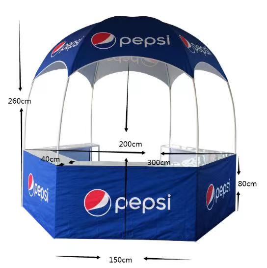 Display event dome shape tents