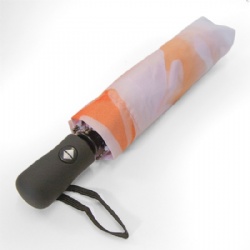 Fully Automatic 3 Sections Umbrella With Wave Edge