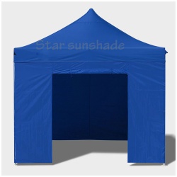 Pop Up Gazebo Tent With Side Walls,Zipper Roll Up Door