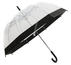 Straight Transparent umbrella with POE