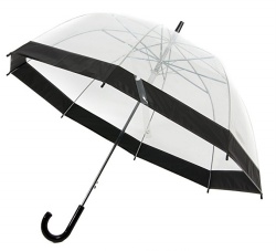 Straight Transparent umbrella with POE
