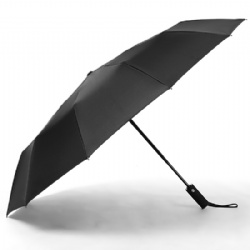 12 Ribs Travel Umbrella with Auto Open Close Button