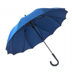 One Piece Fabric Umbrella - Seamless Design, No Sewing, 230T Pongee For Better Waterproof, Dual Ribs For Better Windproof, Auto-Open, Soft Cap/End, Business Casual Stick Umbrella