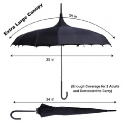Umbrella Retro Pagoda Umbrella Parasol Umbrella Sun Umbrella UV Protection Umbrella