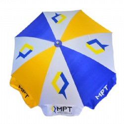 52 Inches Sun Umbrella,Beach Umbrella,Umbrella Parasol,260cm arc top diameter