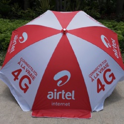 52 Inches Sun Umbrella,Beach Umbrella,Umbrella Parasol,260cm arc top diameter