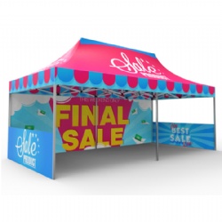 Outdoor Customized Pop Up Gazebo Canopy Tent