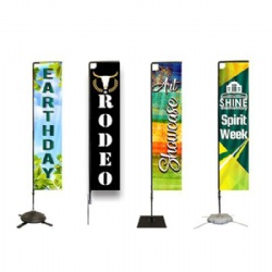 rectangle banner flags