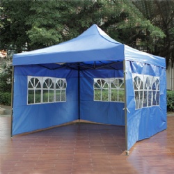 Portable Pop Up Gazebo Marquee Tent With Clear PVC Windows And Walls