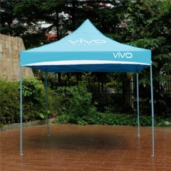 Blue Color Customized Pop Up Gazebo Tent With Branded Logo