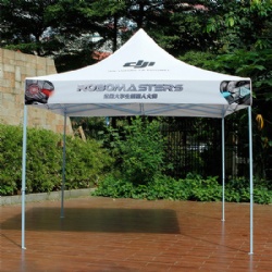 Red Color Promotional Pop Up Gazebo Tent With Branded Logo