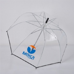Custom Dome Bubble Clear Transparent Umbrella With Branded Logo