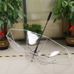 54/60 Inches Oversize Large Golf Size Custom Transparent Clear Umbrella