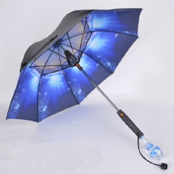 Custom UV Umbrella With Fan And Water Spray