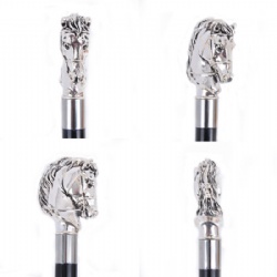 Chinese Zodiac-Custom Luxury Men's Umbrella-Silver Horse