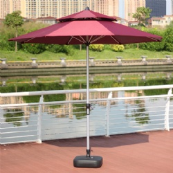 Aluminum Pool Garden Umbrella With Air Vent