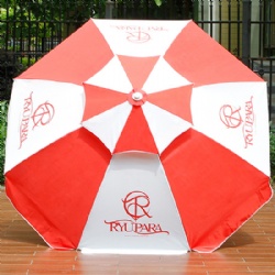 Custom Air Vented Parasol Sun Umbrella UV Resistant