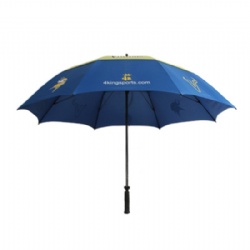 Custom Recycled PET Vented Umbrellas With Text