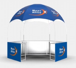 Promotion Hexagonal Dome Tent with custom print for outdoor events